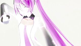 Hatsune Miku Hentai Undress Dance Vocaloid MMD 3D Blonde Hair Color Edit Smixix