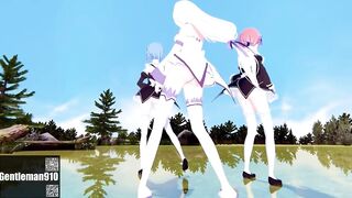【KKS／MMD】"Masked bitcH" 拉姆 愛蜜莉雅 雷姆【Re:ゼロから始める異世界生活】