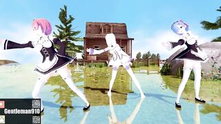 【KKS／MMD】"Masked bitcH" 拉姆 愛蜜莉雅 雷姆【Re:ゼロから始める異世界生活】