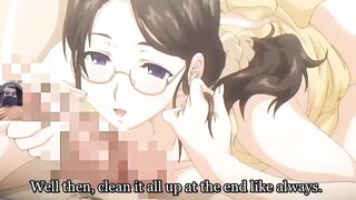 Step mom with big boobs and ass fuck in kitchen with hardcore hentai anime