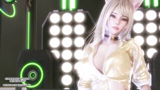 [MMD] T-ARA - Sugar Free Ahri Seraphine Akali Sexy Hot Kpop Dance League Of Legends 4K Uncensored