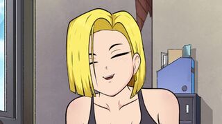 Android 18 Reverse Cowgirl Creampie Big Boobs - Hole House