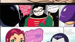 Teen Titans Pt.1 - Robin New Power Big Cock