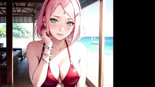 Sakura Compilation (Naruto/Artificial Intelligence Art)
