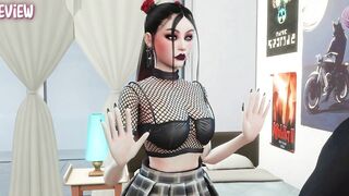 Goth Big Sis Puts You in Your Place Because You Watch Filty Porn On Your Phone