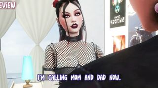 Goth Big Sis Puts You in Your Place Because You Watch Filty Porn On Your Phone
