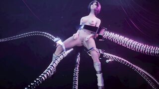 Horny cyberpunk catch girls (Play game SEX