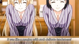 Threesome with cute horny girls big boods and huge ass fuck hardcore rough sex big dick anime hentai