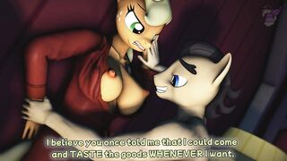HornyForest - There's a thief in the barn! (AppleJack and Filthy Rich)
