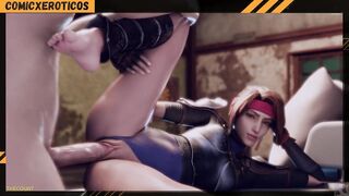 Ada, Aloy, Cassie and Jessie all Fucked like Real Whores! 3D Porn Animations!