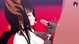 Hard Fucking To Music With Beauty + Ahegao (3D HENTAI)