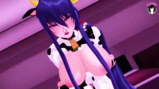 MILF With Huge Breasts In Cow Costume Is Ready To Take Your Dick (3D HENTAI)