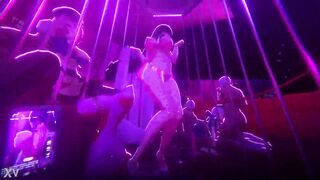 Albanian nightclub naked dance