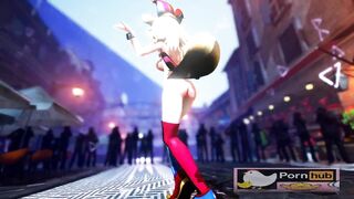 mmd r18 Sex Dance Kimagure Mercy Polka public show for sexy erotic 3d hentai