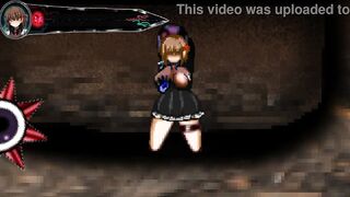 Blonde lady having sex in D eyes new hentai game video