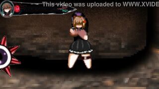 Blonde lady having sex in D eyes new hentai game video