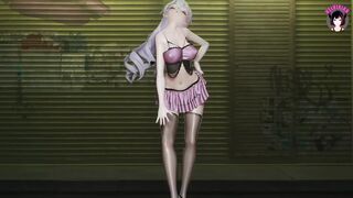 Sexy Dance + Cowgirl Sex (3D HENTAI)