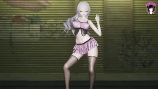 Sexy Dance + Cowgirl Sex (3D HENTAI)