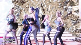 [MMD] MAVE - PANDORA Sexy Kpop Dance KDA Ahri Akali Kaisa Seraphine Evelynn League Of Legends 4K