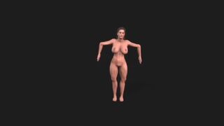 Hot mom showing body 3d cartoon video
