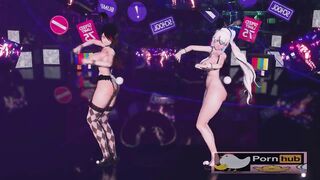 mmd r18 Lip & Hip Ruby Weiss Bunny suit sex and sexy fuck this princess queen 3d hentai