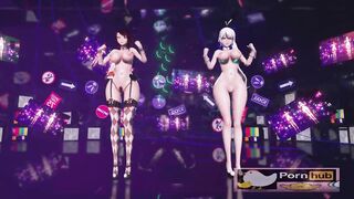 mmd r18 Lip & Hip Ruby Weiss Bunny suit sex and sexy fuck this princess queen 3d hentai
