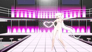 Kiyohime Hentai Dance Fate Grand Order MMD 3D - White Hair Color Edit Smixix
