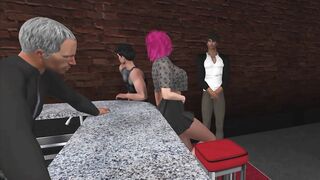 Pantyhose Porn Star Fucks 3 Guys