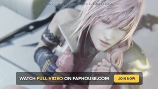 Pink-haired girl gets a cumshot