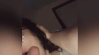 Gorgeous Latina DeepThroats Big White Cock Watching Futurama