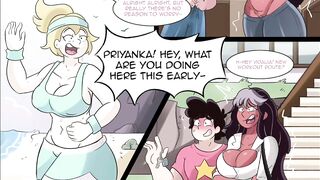 Adult steven's universe fucks with a milf