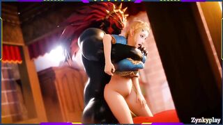 Zelda Princess tells how ganon I fuck her and he put it deep in his throat and give her all your cum