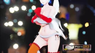 mmd r18 Girls Weiss Schnee sexy lewd cosplay babe 3d hentai