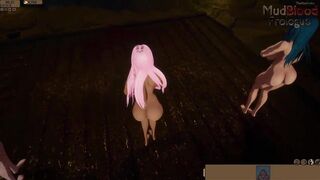 HentaiGame 3D riding gameplay testing clip MudBlood Prologue