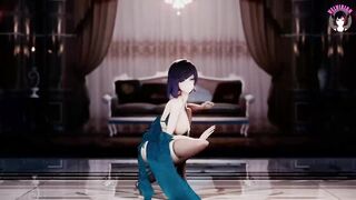 Sexy Dance In Hot Dress (3D HENTAI)