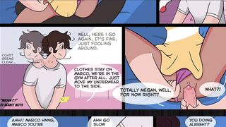 Adult Marco get ask by a bunch of cheerleaders to get fuck