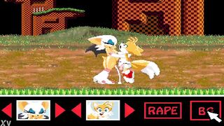 Tails well dominated by Rouge and tremendous creampie