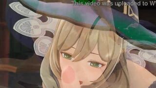 Lisa Minci Genshin Impact Hentai Sex in Different Positions Creampie MMD 3D Dark Green Hat Color Edit Smixix