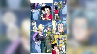 TRUNKS ENJOYS ANDROID 18'S HUGE ASS AND TITS