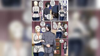NARUTO - LADY TSUNADE BECOMES THE BITCH OF HER BODYGUARDS - HD