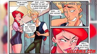 A very hot teacher and crazy about sex! Pervert Sex Toons