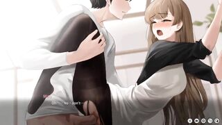 In kitchen Horny virgin girlfriend want hard rough sex big dick 18+ anime hentai cartoon sex game