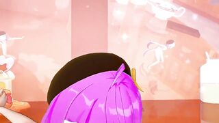 Honkai III KKVMD Griseo is cute Melancholic - Purple Hair Color Edit Smixix