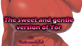 [Hentai JOI Teaser] You and Yor's Honeymoon [Vanilla, Soft Femdom, Maledom, Drinking, Wholesome]