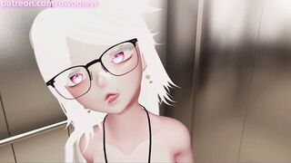 Horny Stepsister And You Get Stuck In An Elevator Then You Cum In Her Pussy - VRchat erp - Preview