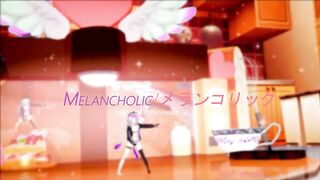 Griseo Honkai Impact Undress Dancing Hentai Song Melancholic Small Tits Girl MMD 3D Purple Hair