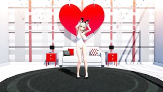 【4K / MMD R18】Kitagawa cute bunny