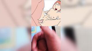 Family Guy Cum Tribute | Lois Takes A Large Load