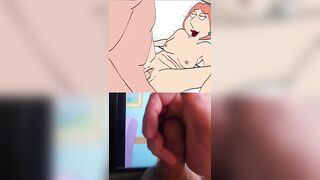 Family Guy Cum Tribute | Lois Takes A Large Load