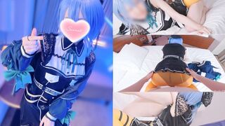 Vtuber Cosplay multiple orgasm suisex situation hentai video.
